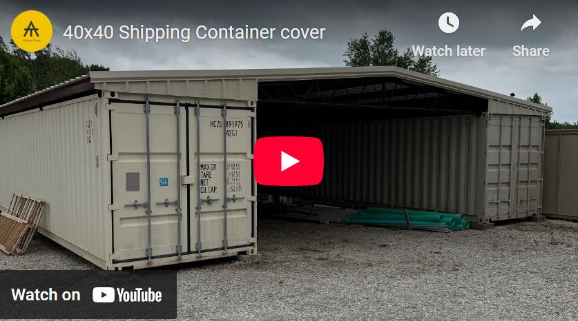 40x40 Shipping Container Cover