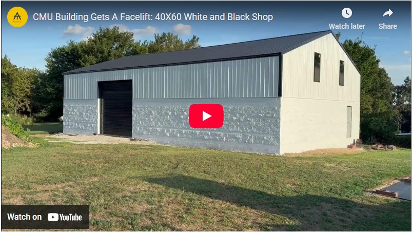 Cmu Building Gets A Facelift 40x60 White And Black Shop