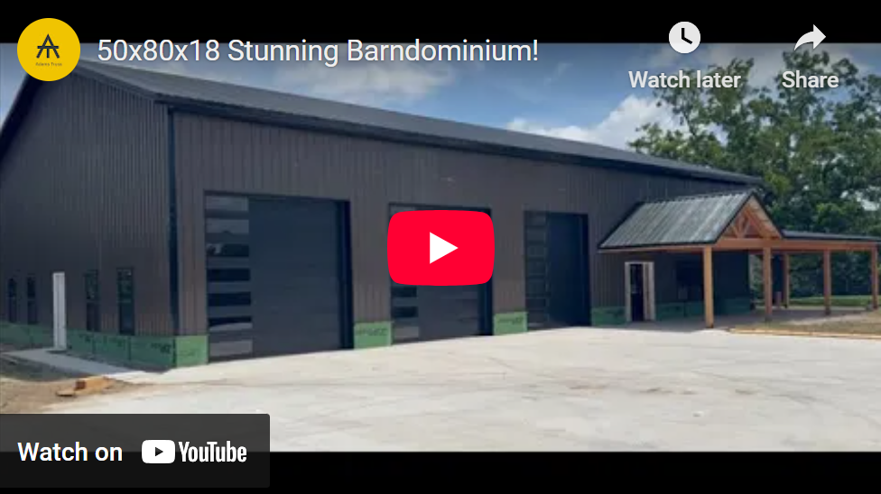 50x80x18 Stunning Barndominium!